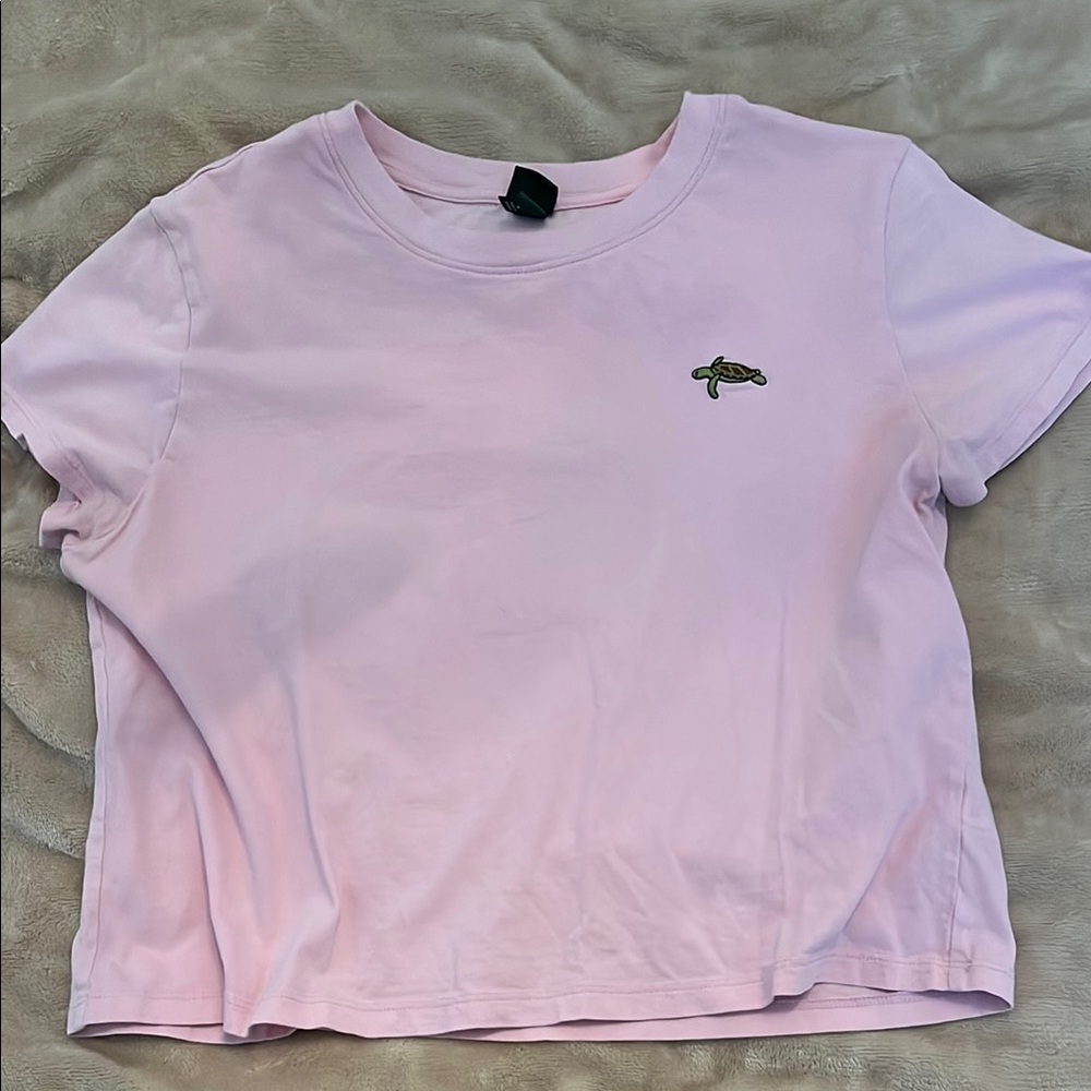 Adorable Sea Turtle Cropped T-Shirt